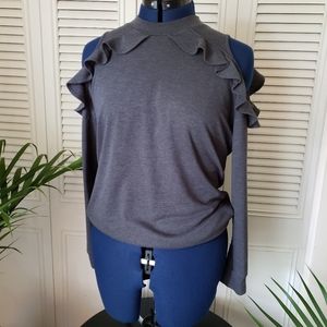 Cold shoulder sweatshirt